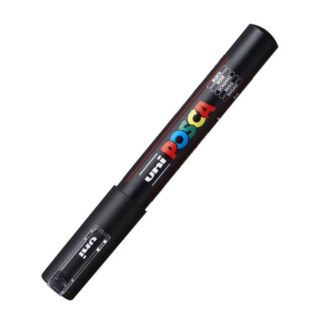 [유니] 유니 포스카 수성 마카펜 PC-1M 0.7mm (6개 1세트)