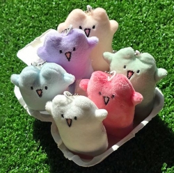 냥쭉이 랜덤봉제키링 (24개 1세트)