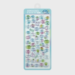 3D크리스탈 스티커 지구몬스터 시리즈 4종