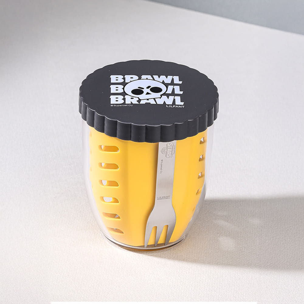 브롤스타즈 후르츠 도시락 스텐 포크 세트 