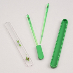 브롤스타즈 피크닉 젓가락 조용한 케이스 세트_스파이크