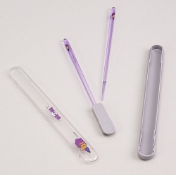 브롤스타즈 피크닉 젓가락 조용한 케이스 세트_쉘리