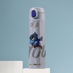 브롤스타즈 더보틀 엣지 원터치 이중 스텐 텀블러 500ml_크로우