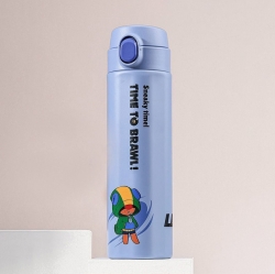 브롤스타즈 더보틀 엣지 원터치 이중 스텐 텀블러 500ml_레온