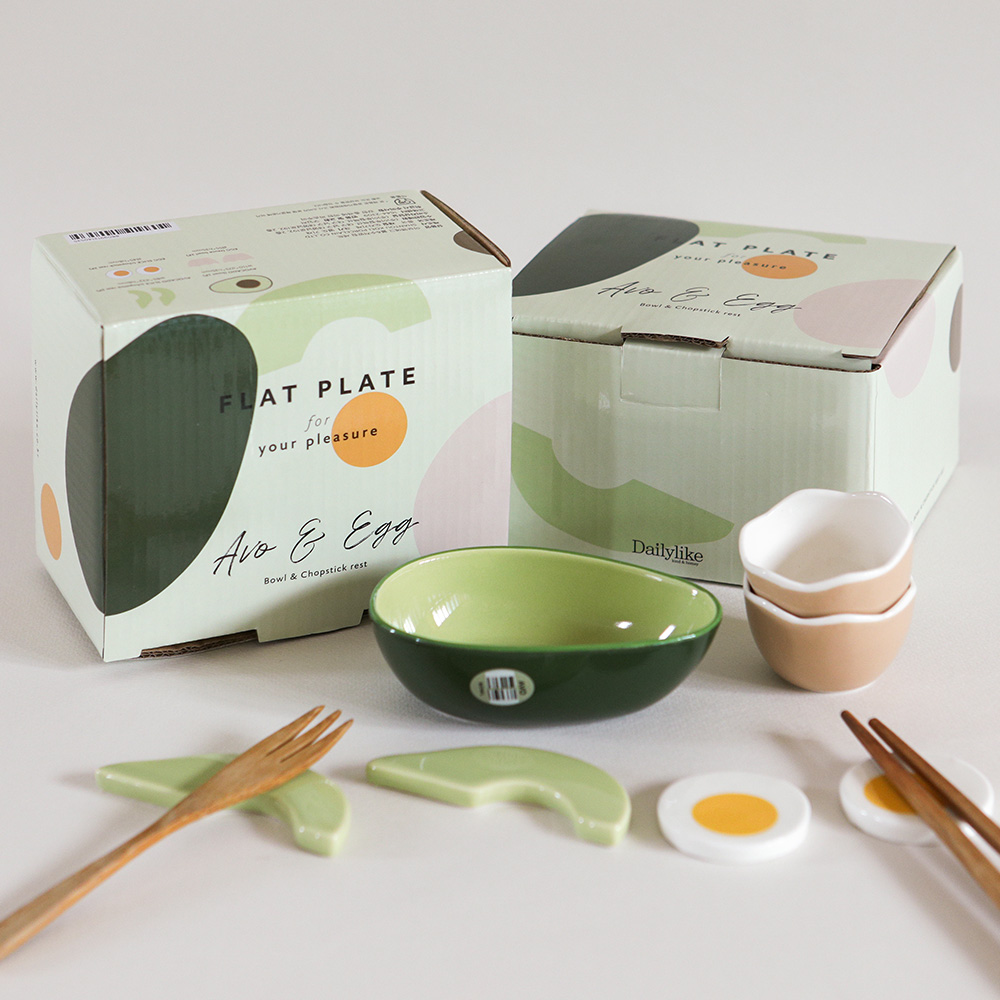 [이투] 아보앤에그 볼 수저받침 세트