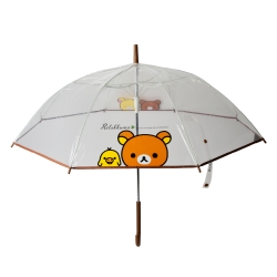 리락쿠마 투명 장우산 58cm