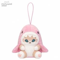 모후샌드 파스텔 상어냥 마스코트 가방고리 10cm_핑크