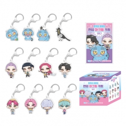 까치와 호랑이 랜덤 아크릴 키링 (24개 1세트)