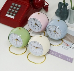 무소음 클래식 알람 아날로그 레트로 시계