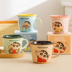 짱구 투톤 눈금 머그컵 340ml