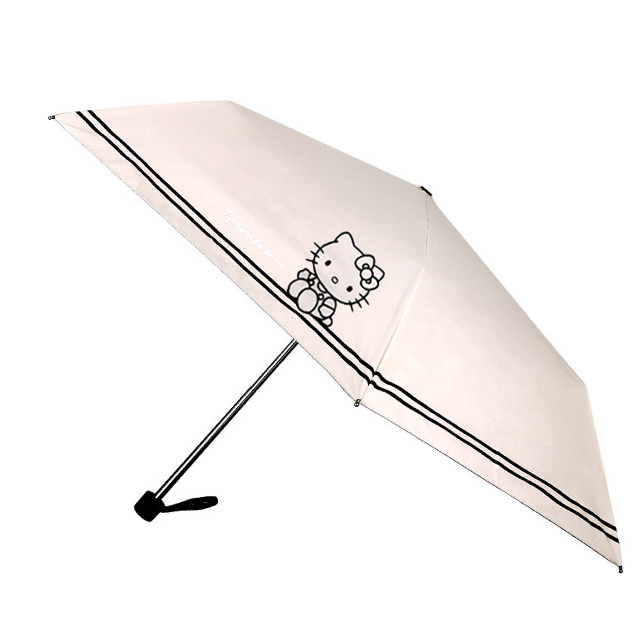 [산리오] 헬로키티 더블보더 슬림 암막코팅 3단 우산