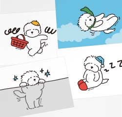달페이퍼 달봉이 7종 엽서 postcard 