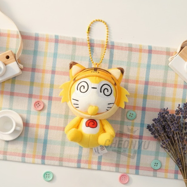 꼬마 쿠루루 고양이 가방 고리 8cm