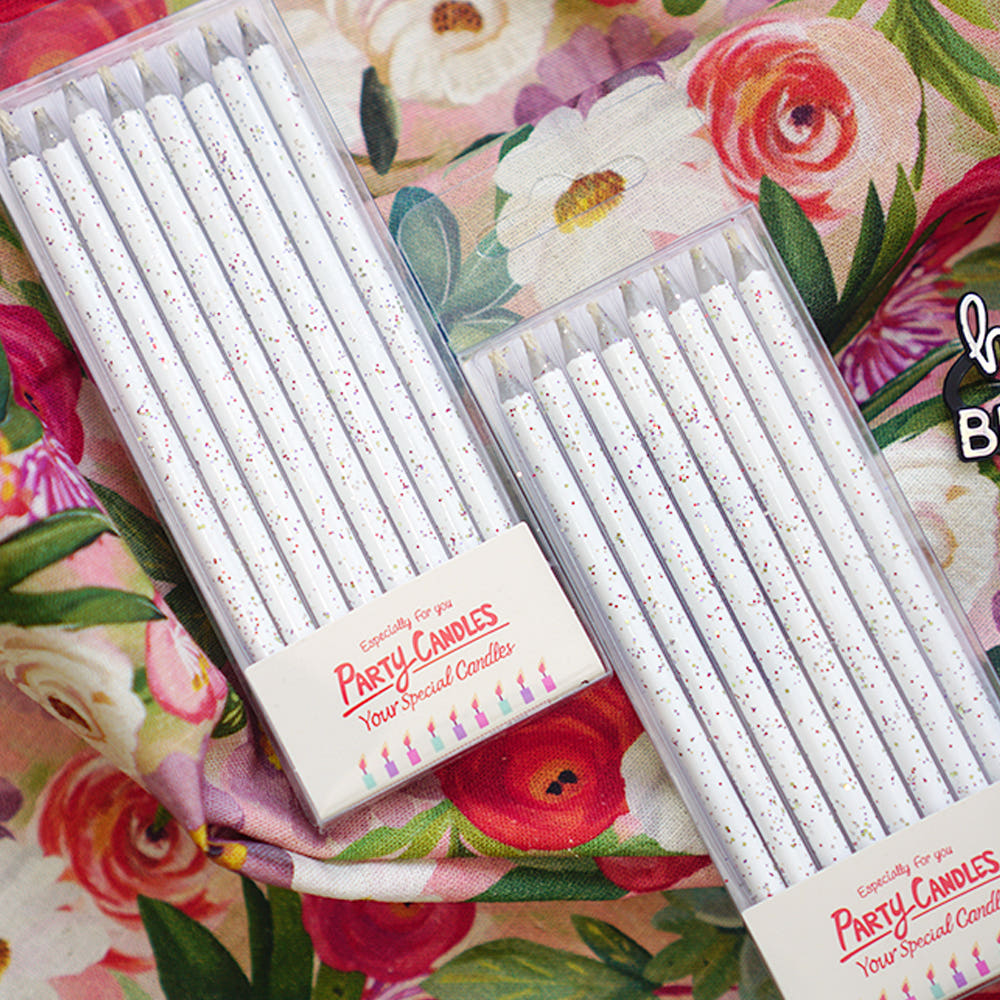 꺼지지 않는 마술초_리 라이트 위드 글리터 8개입