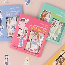 걸홀릭 코디네이트 씰스티커 (랜덤발송)