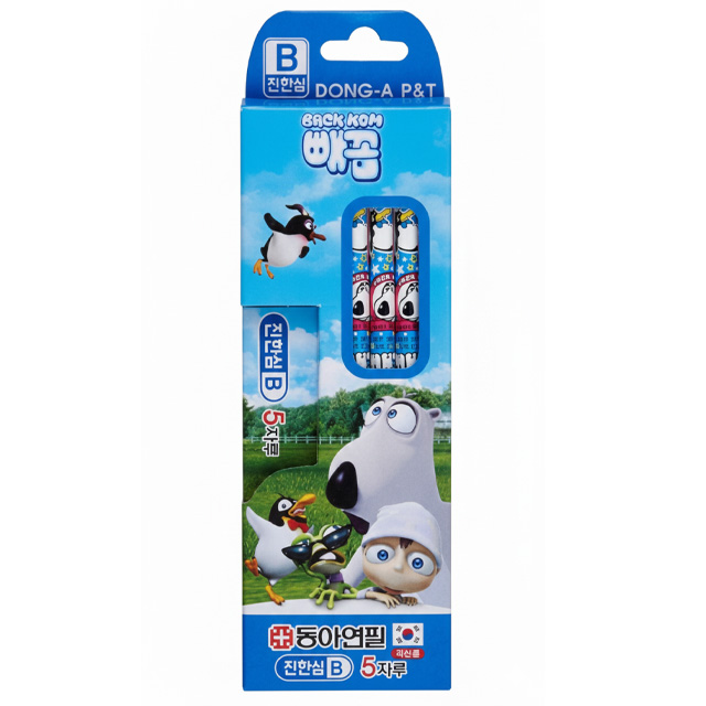 [동아] 빼꼼 연필 B (5본)