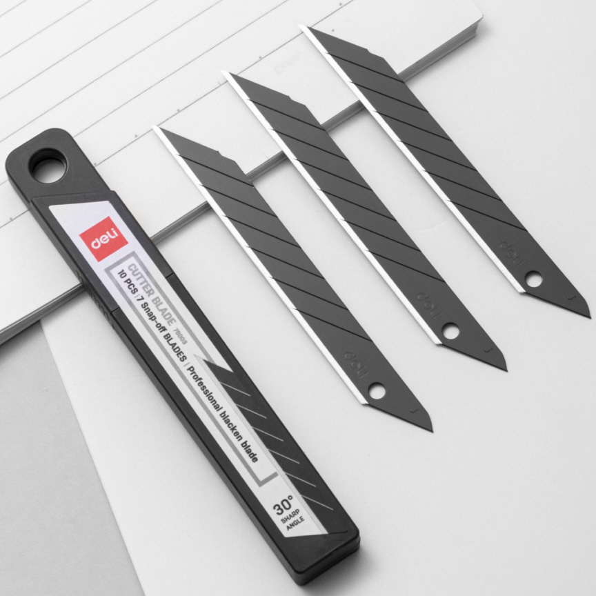 블랙 컷터날 30도 (소) 10개입