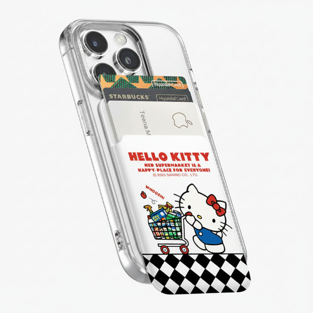 헬로키티 마켓 3장 수납 맥세이프 카드 슬롯