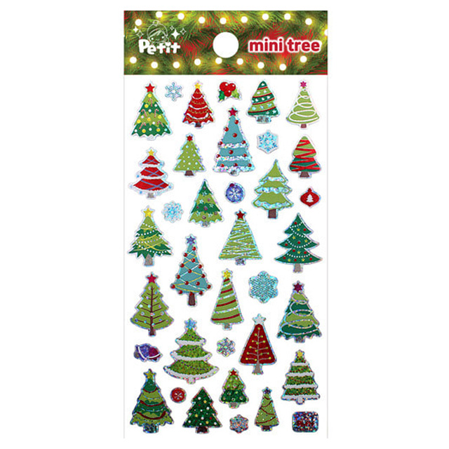 쁘띠 겨울 스티커_미니 트리