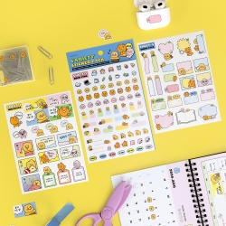 카카오프렌즈 데코 스티커 세트 3P
