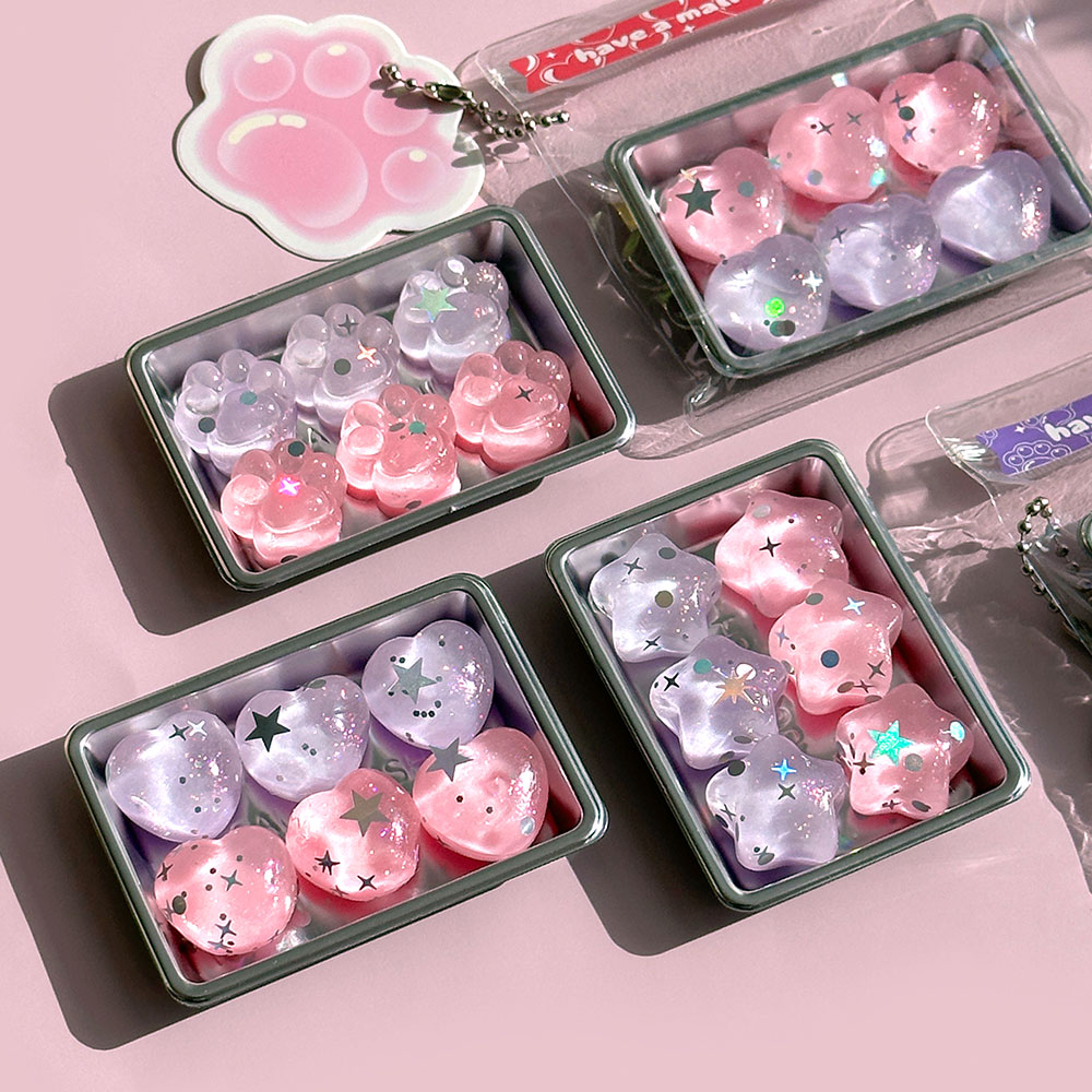 반짝반짝 파스텔 말랑 키링 (랜덤발송)