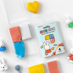 미피 슬라임 지우개 4색 세트