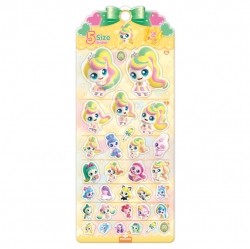 프린세스 캐치티니핑 5사이즈 스티커_뽀니핑