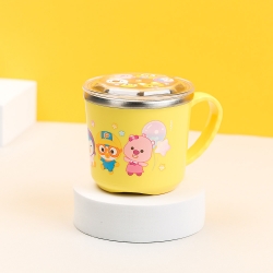 뽀로로 피크닉 논슬립 뚜껑 스텐컵 255ml