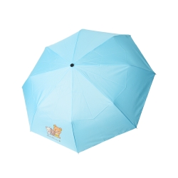 리락쿠마 블루 3단 자동우산 55cm