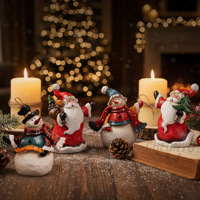 크리스마스 데코 산타 스노우맨 (랜덤발송)