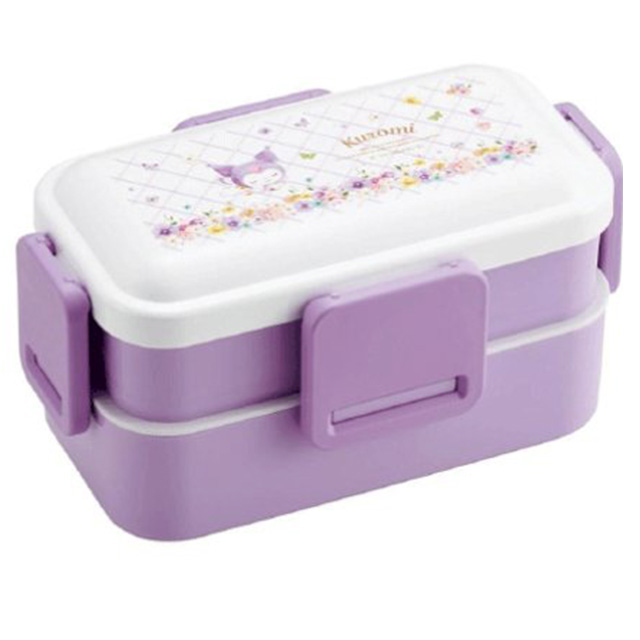 쿠로미 파스텔 블라썸 돔형 2단 런치 도시락 600ml