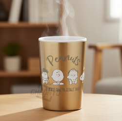 스누피24 스텐 머그 텀블러 400ml (컵홀더 겸용)