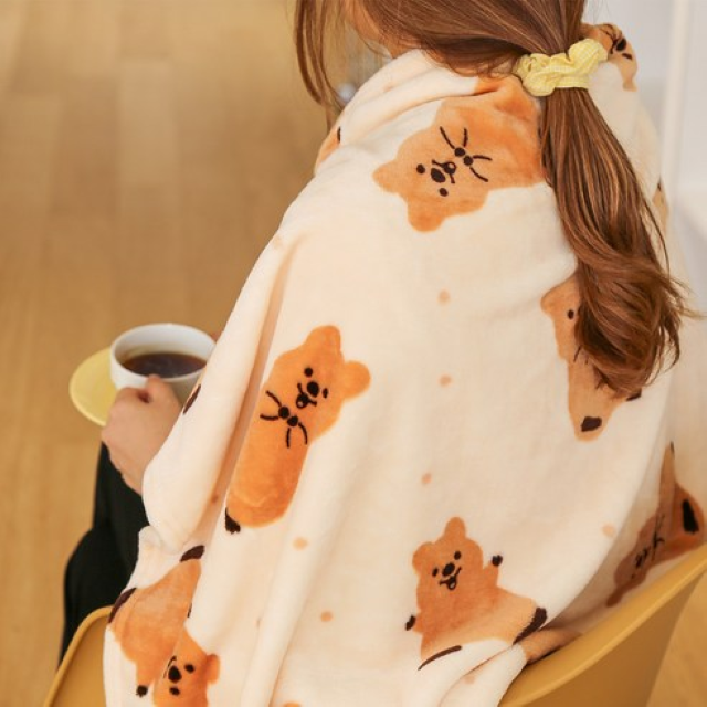 키키쿼카 밍크 소프트 담요_패턴형