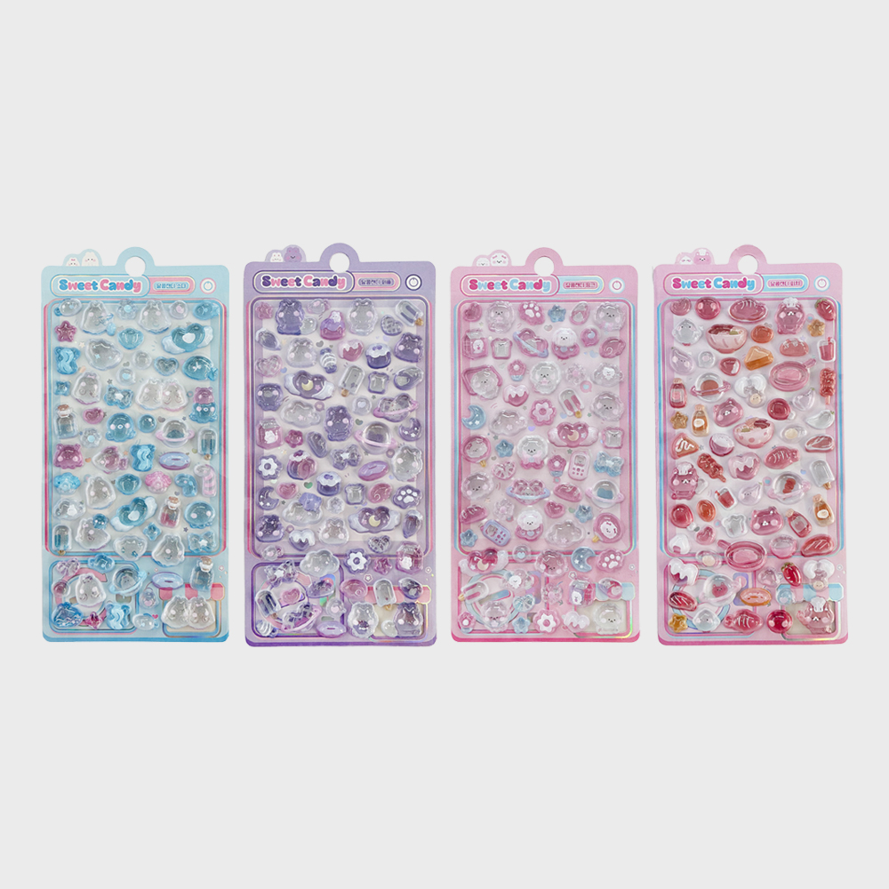 3D크리스탈 스티커 달콤캔디 시리즈