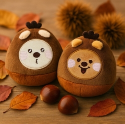 키키쿼카 군밤 핫팩인형