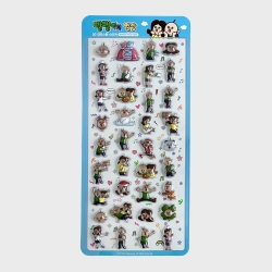 3D크리스탈 스티커 봉봉드롭 빵빵이와 옥지의 만물상