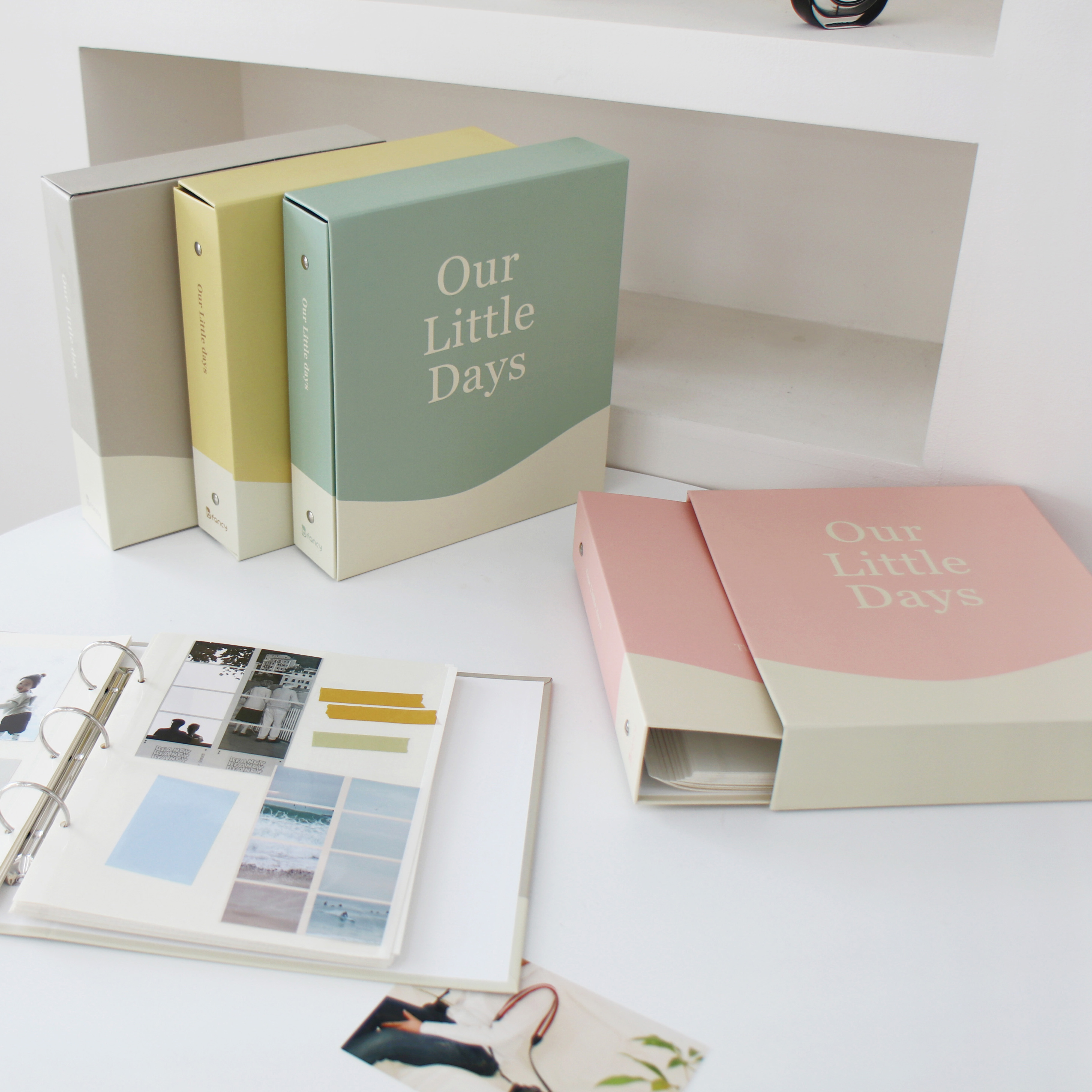 비팬시 리틀데이즈 바인더 중형 접착식 사진앨범