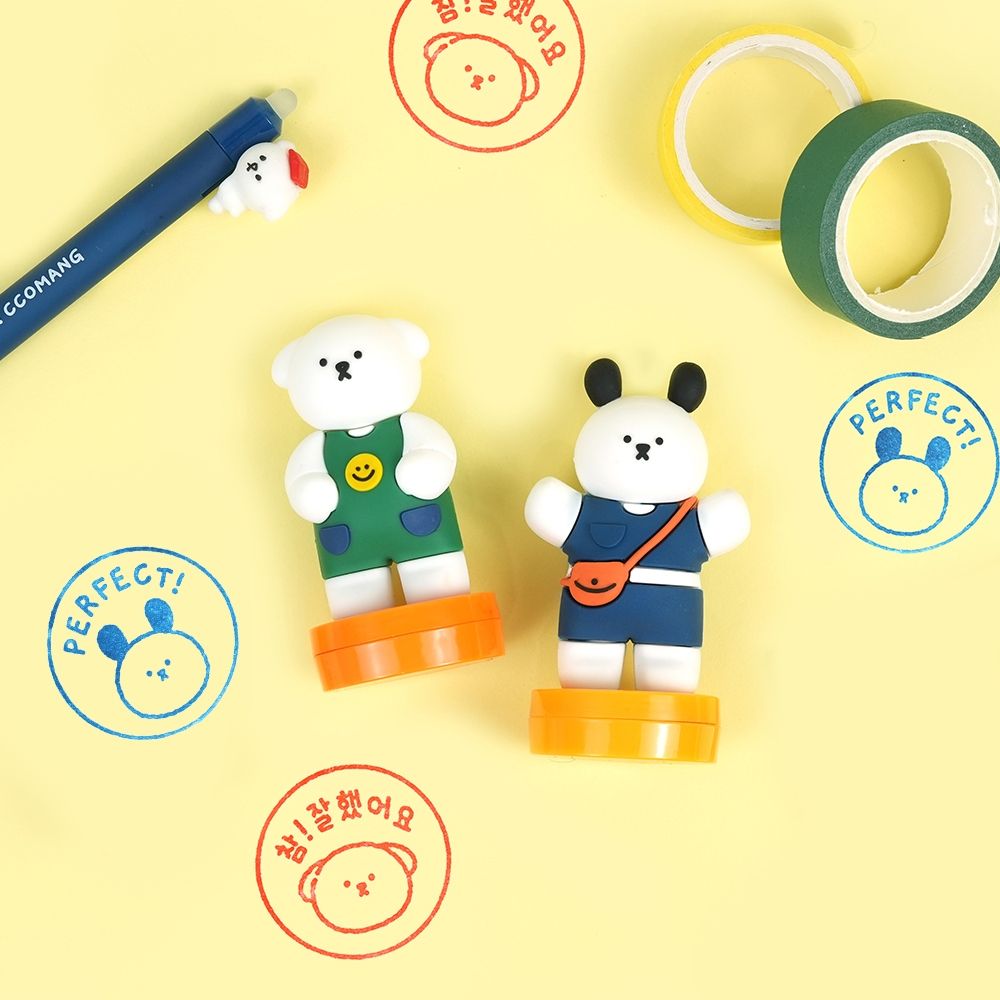 꼬망 피규어 스탬프 (랜덤발송)