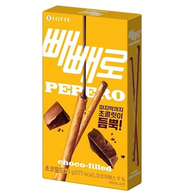 [롯데웰푸드] 빼빼로 초코필드 53g 낱개 