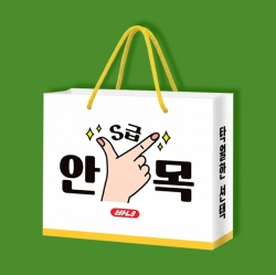 안목 종이쇼핑백_중형 (2개 1세트)