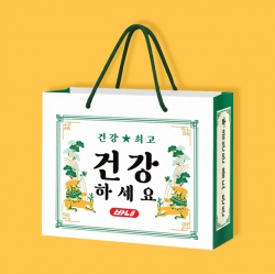 건강 종이쇼핑백_중형 (2개 1세트)