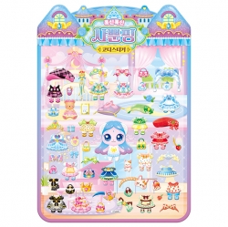 프린세스 캐치티니핑 폭신폭신 코디스티커_사뿐핑