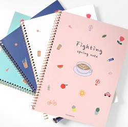 화이팅 유선 일러스트 노트