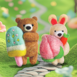 키링 양모펠트 (랜덤발송)