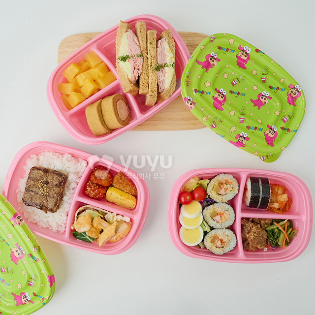 짱구는 못말려 밀프랩 용기 3P