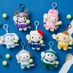 산리오 테니스 가방고리 13cm