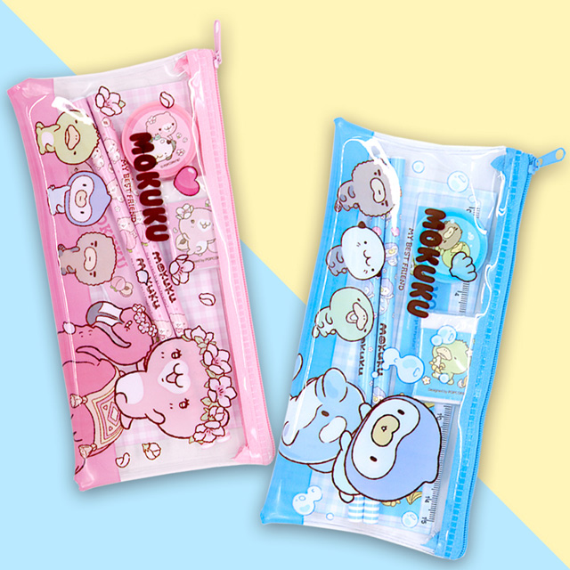 [모쿠쿠] 모쿠쿠 지퍼문구세트 2탄 (랜덤발송)