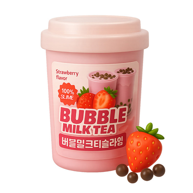 버블 밀크티 슬라임 (랜덤발송)