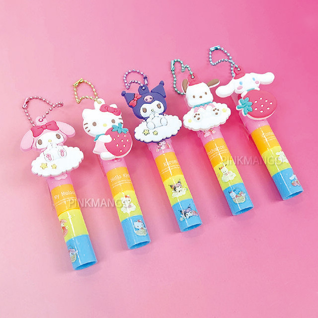 산리오 달콤베리 랜덤 키링 블럭 형광펜