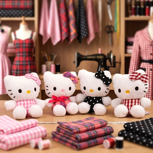 헬로키티 패턴 가방고리 8cm